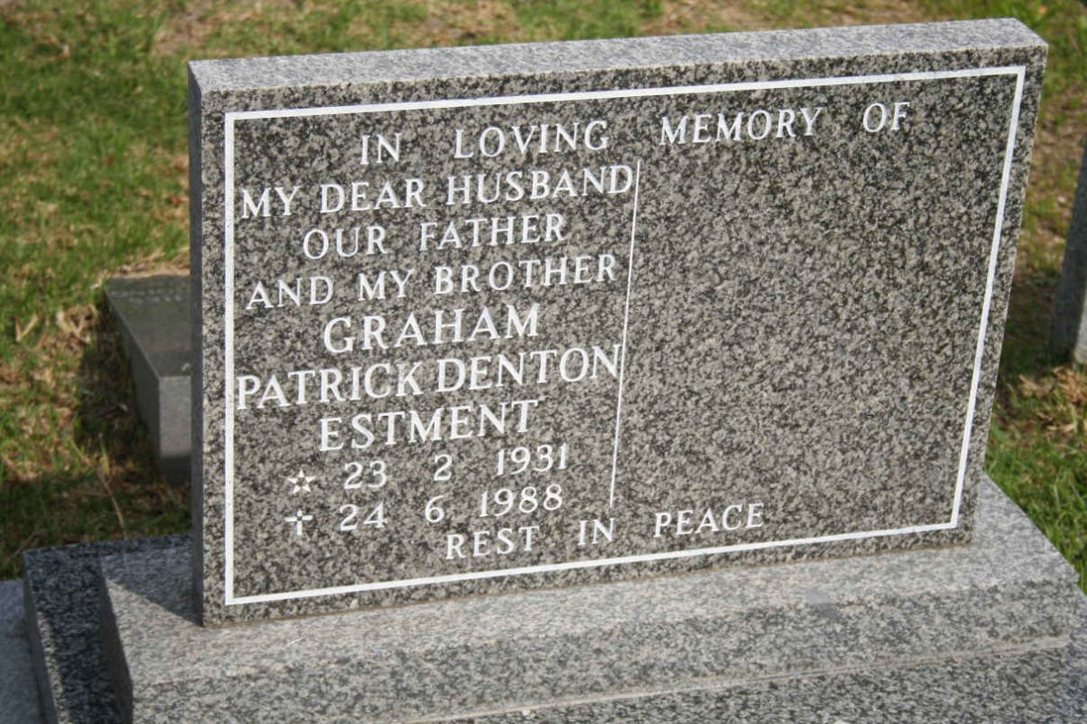 ESTMENT Graham Patrick Denton 1931-1988