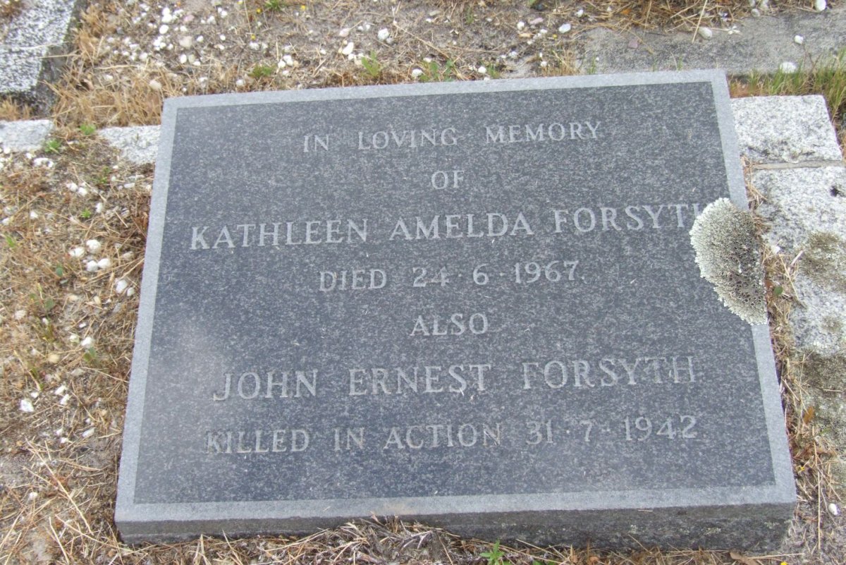 FORSYTH John Ernest -1942 :: FORSYTH Kathleen Amelda -1967