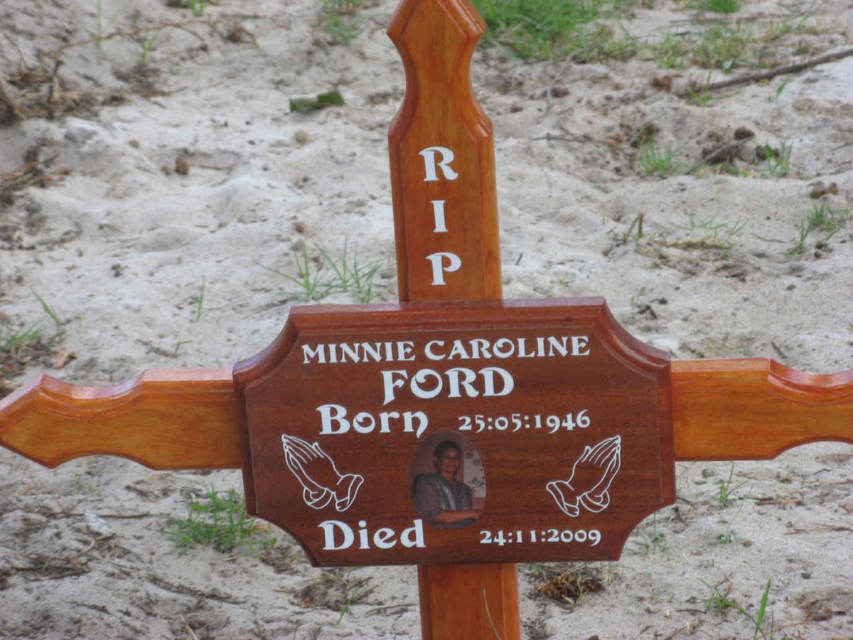 FORD Minnie Caroline 1946-2009