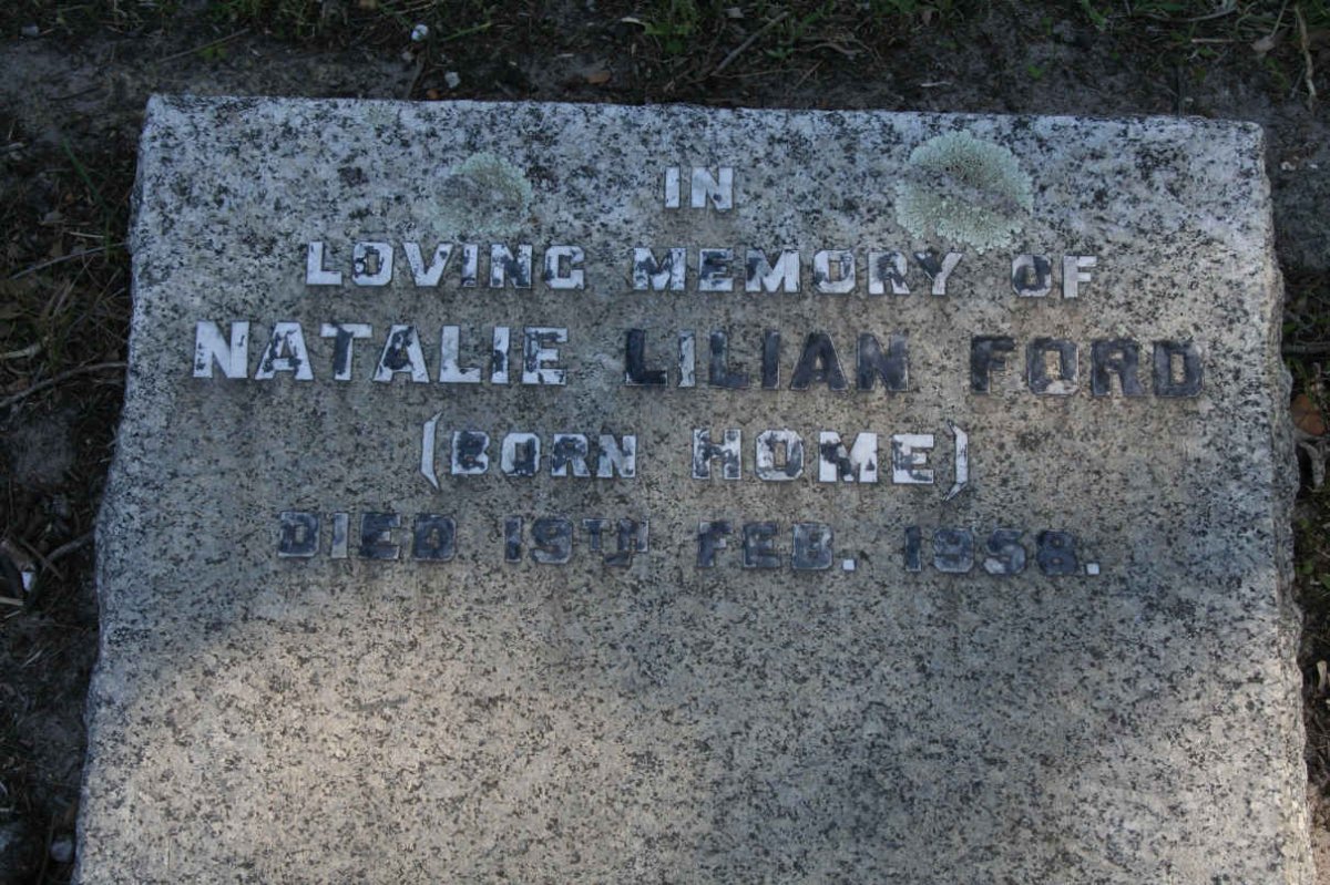 FORD Natalie Lilian nee HOME -1958