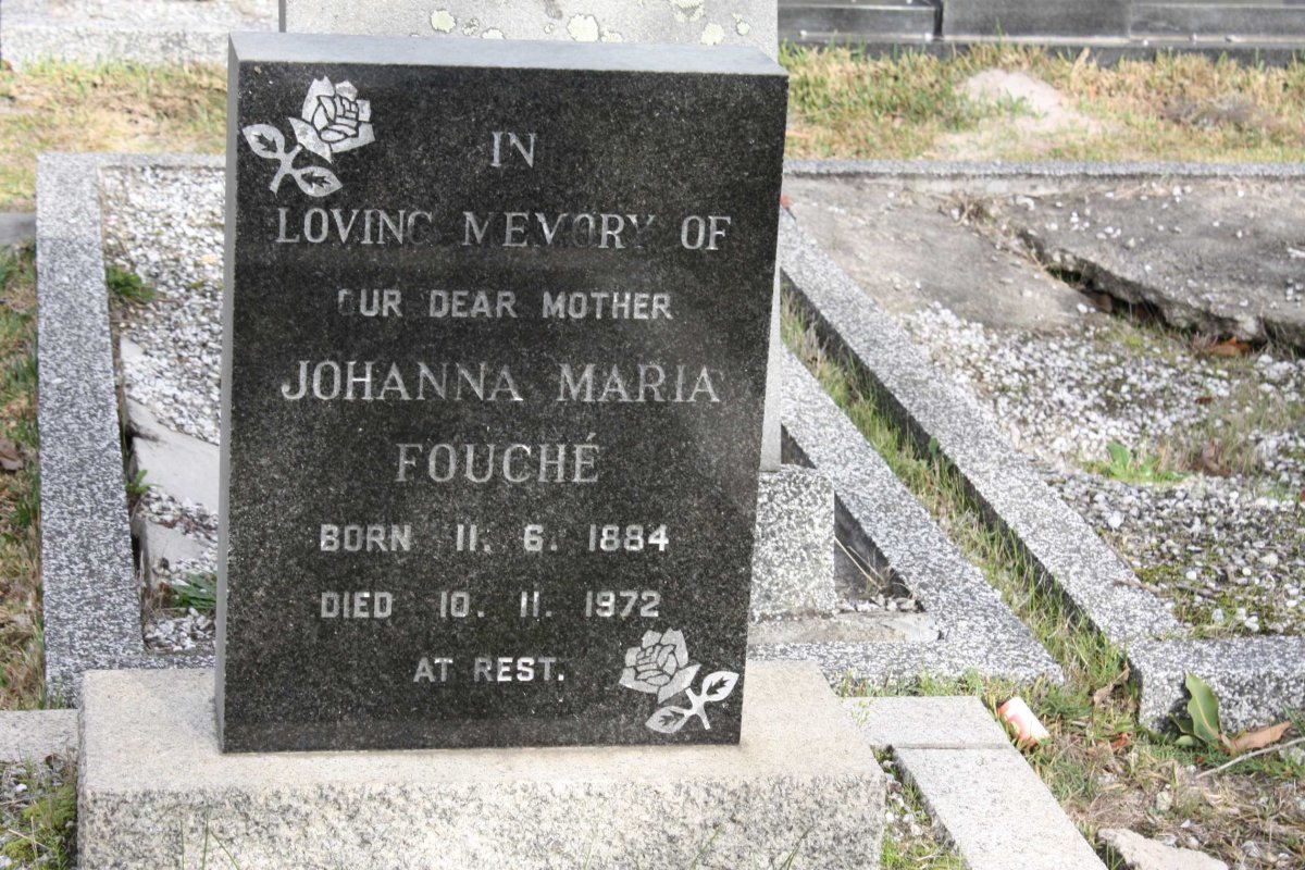 FOUCHÉ Johanna Maria 1884-1972