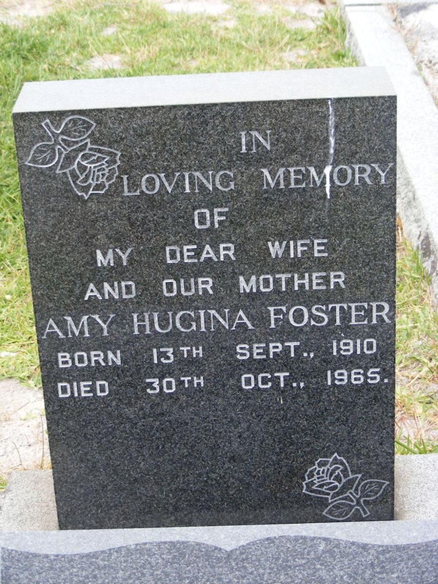 FOSTER Amy Hugina 1910-1965