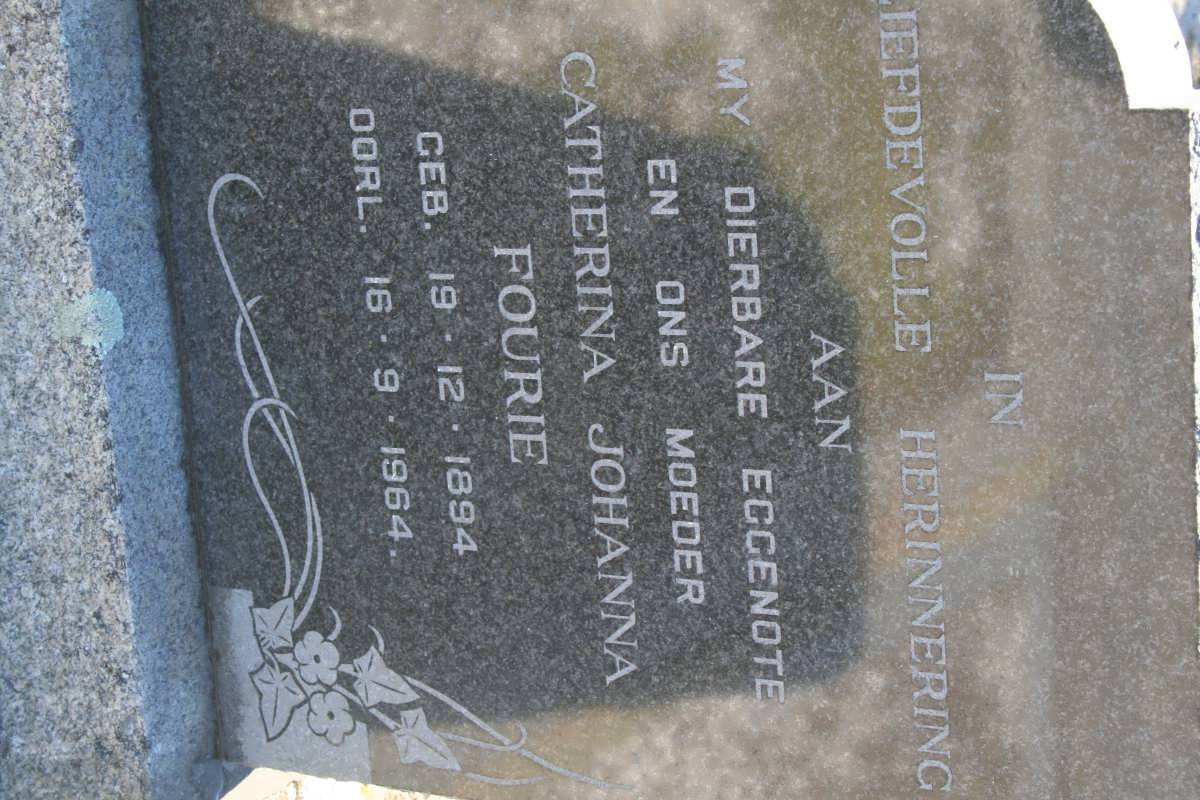FOURIE Catherina Johanna 1894-1964