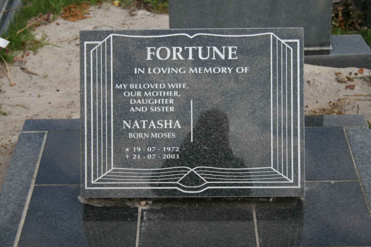 FORTUNE Natasha nee MOSES 1972-2003