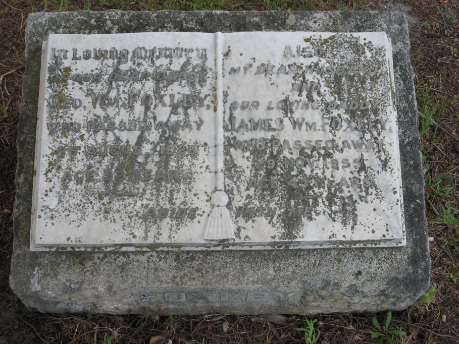 FOXLEY George William -1926 :: FOXLEY James William -1955