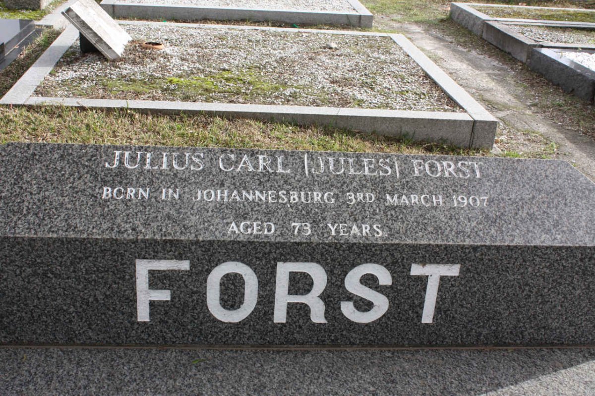 FORST Julius Carl 1907-