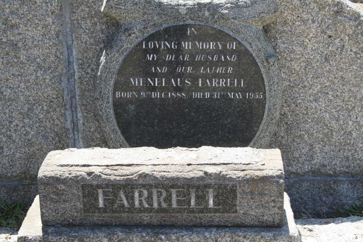 FARRELL Menelaus 1888-1955