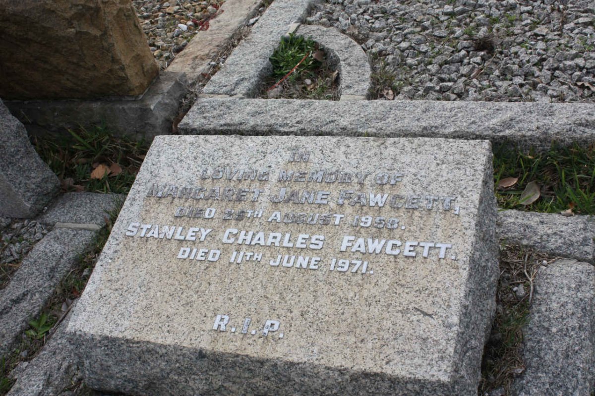 FAWCETT Stanley Charles -1971 &amp; Margaret Jane -1958