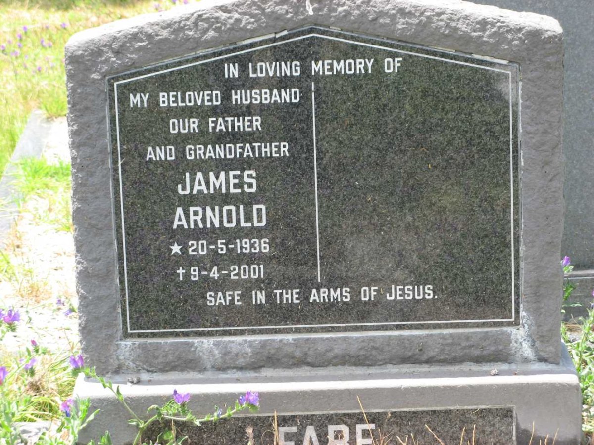 FABE James Arnold 1936-2001