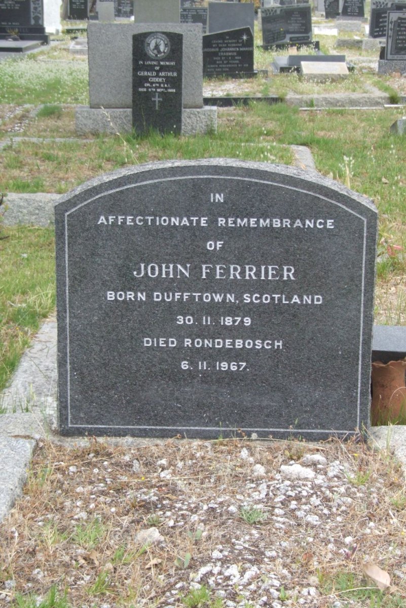 FERRIER John 1879-1967