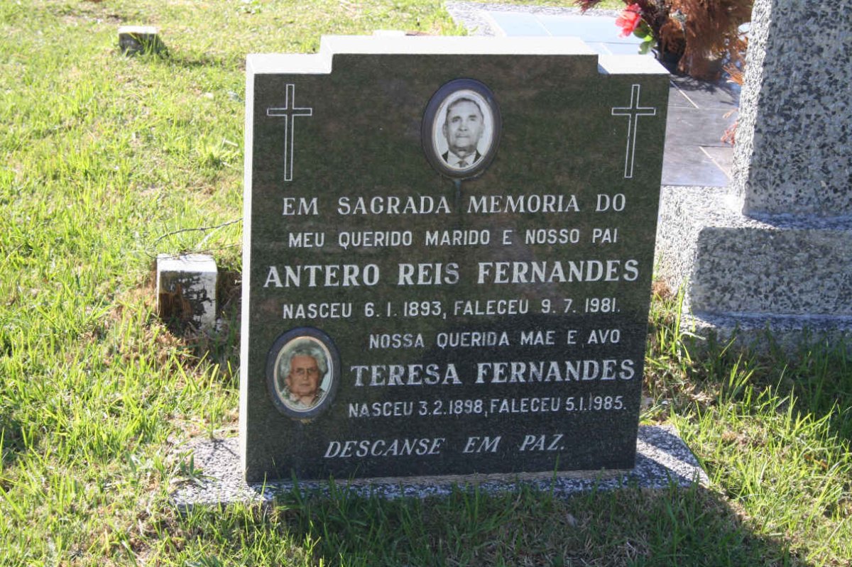 FERNANDES Antero Reis 1893-1981 &amp; Teresa 1898-1985