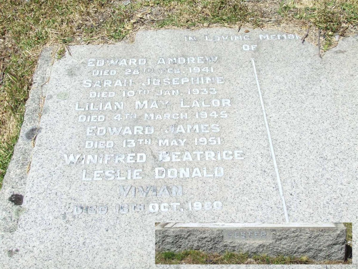FESTER family grave