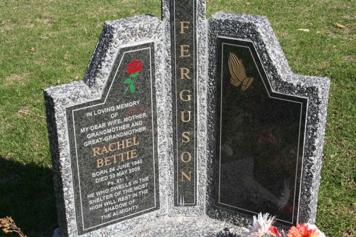 FERGUSON Rachel Bettie 1940-2009