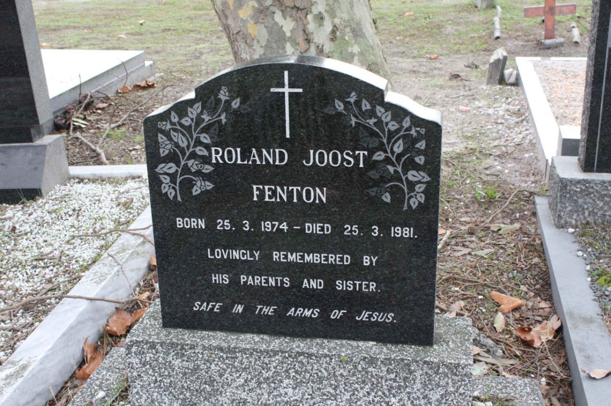 FENTON Roland Joost 1974-1981