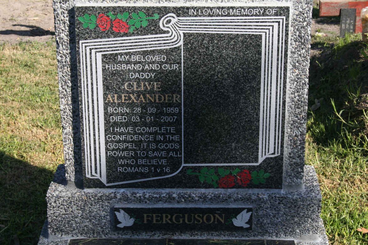 FERGUSON Clive Alexander 1959-2007