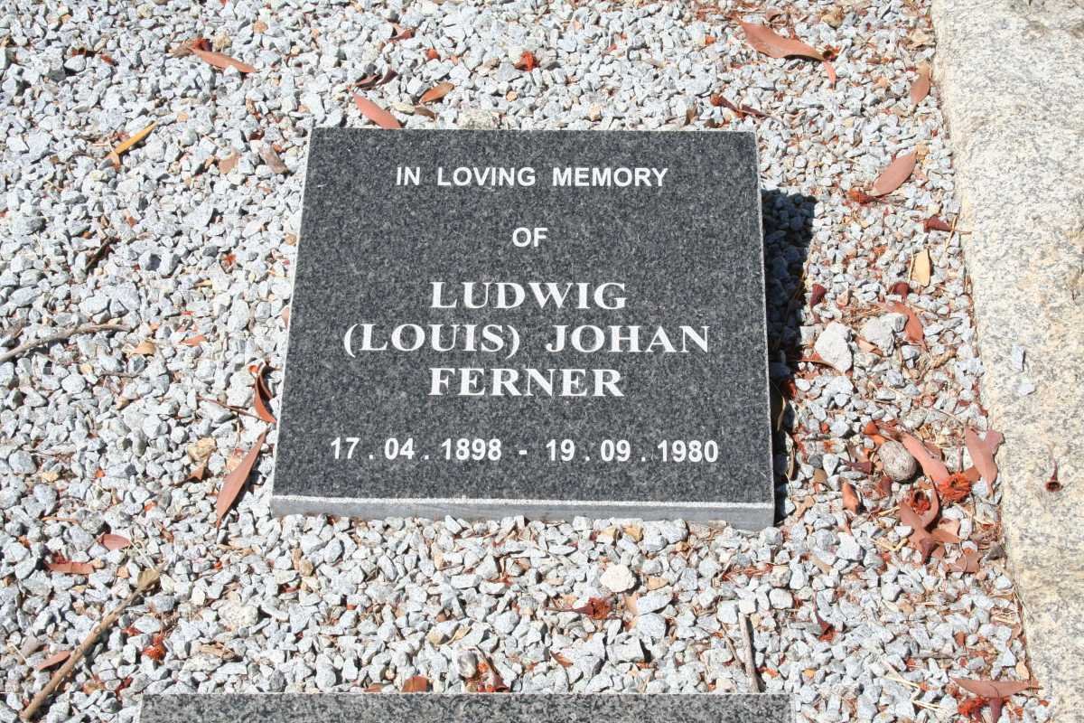 FERNER Ludwig Johan 1898-1980