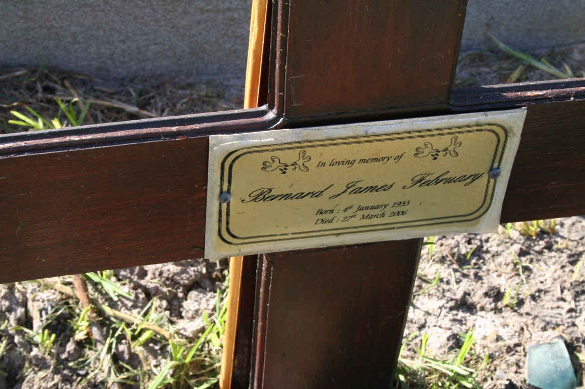 FEBRUARY Bernard James 1933-2006