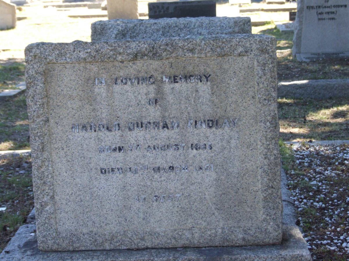 FINDLAY Harold Durham 1883-1951