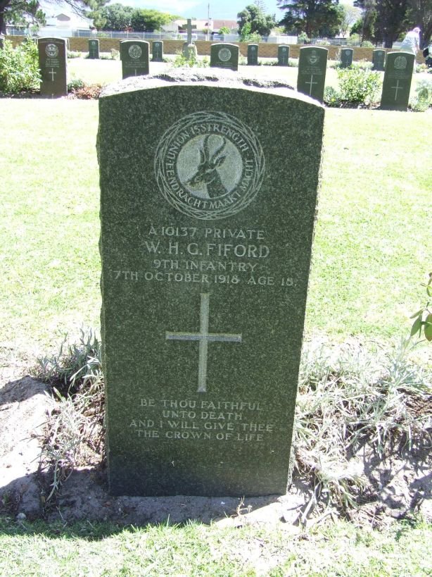 FIFORD W.H.G. -1918