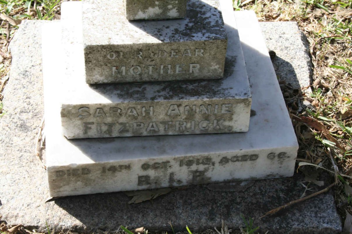 FITZPATRICK Sarah Annie -1918