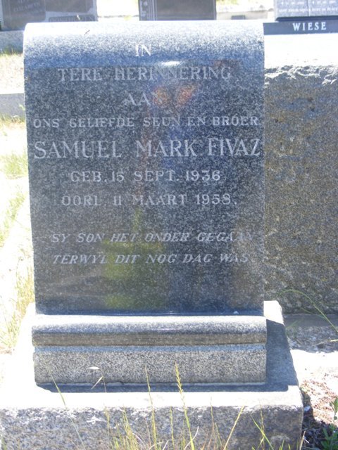 FIVAZ Samuel Mark 1936-1958