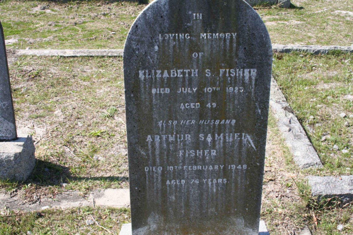 FISHER Arthur Samuel -1948 &amp; Elizabeth S. -1923