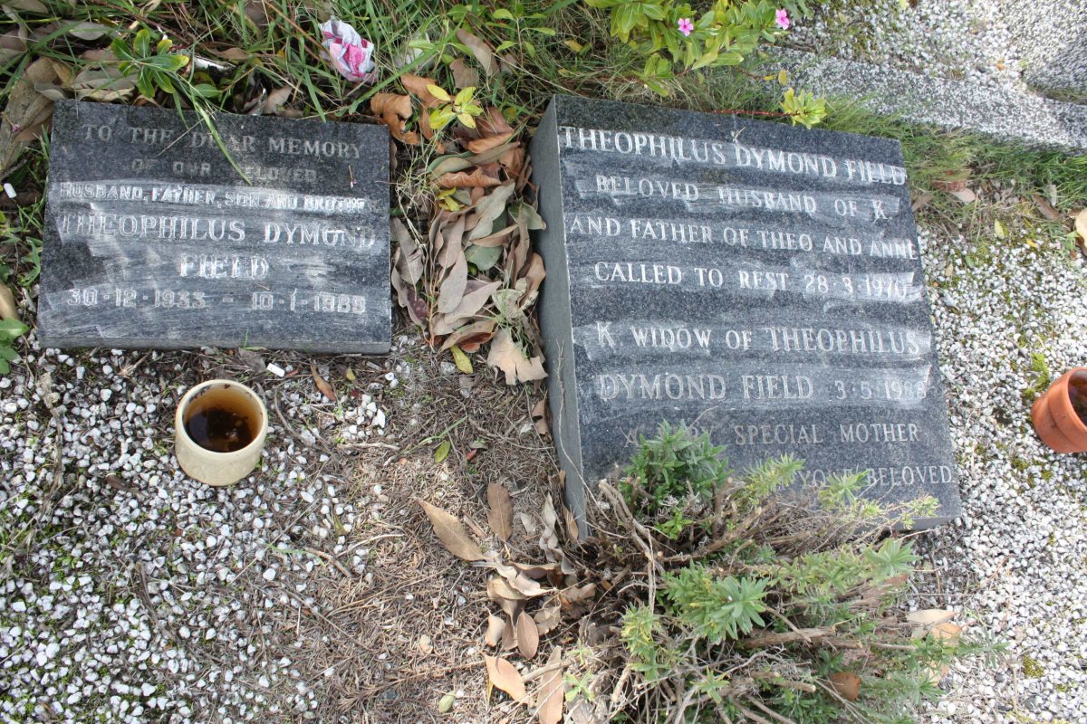 FIELD Theophilus Dymond -1970 &amp; K. -1988 :: FIELD Theophilus Dymond 1933-1980