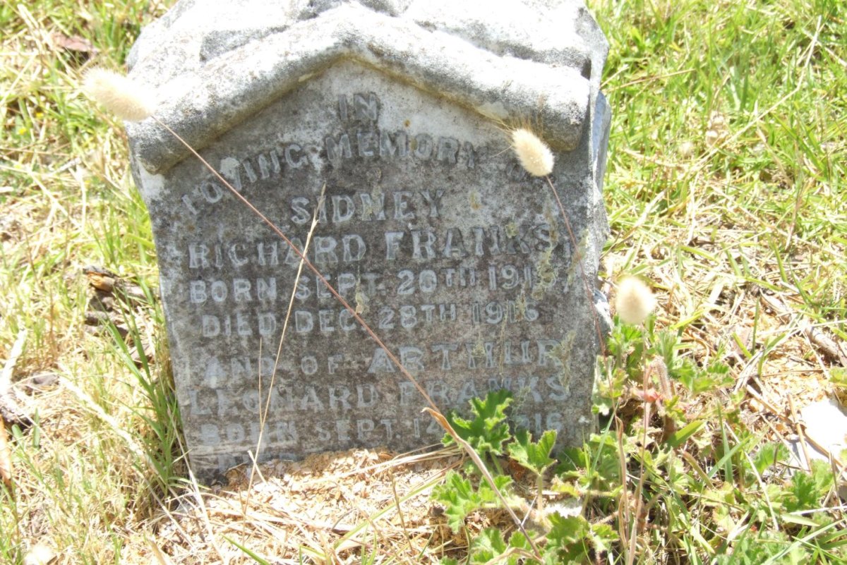 FRANKS Sidney Richard 1915-1916 :: FRANKS Arthur Leonard 1916-