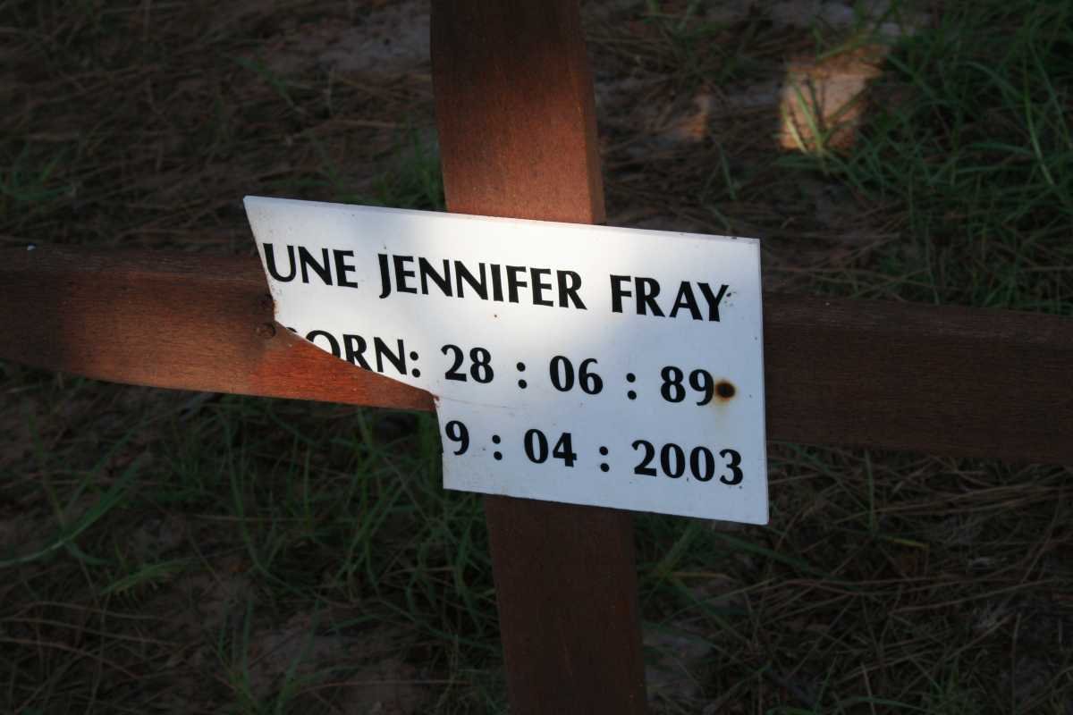 FRAY June Jennifer 1989-2003