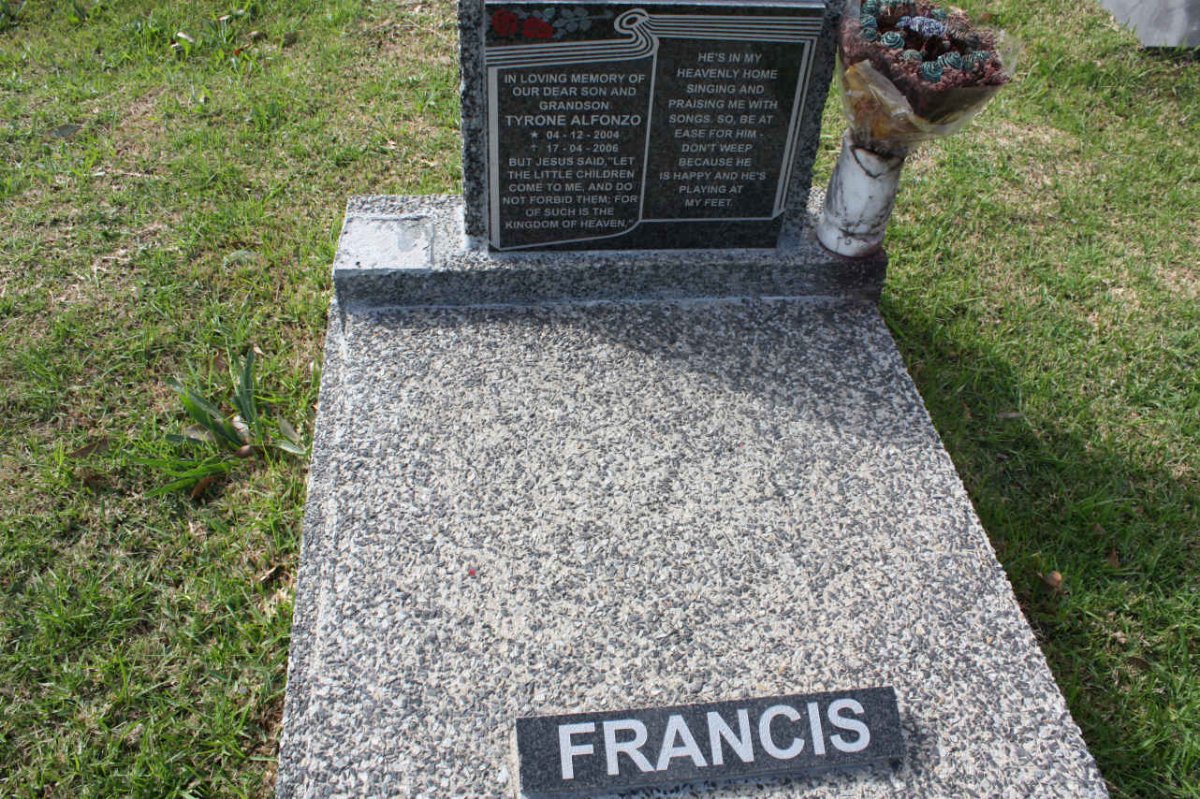 FRANCIS Tyrone Alfonso 2004-2006