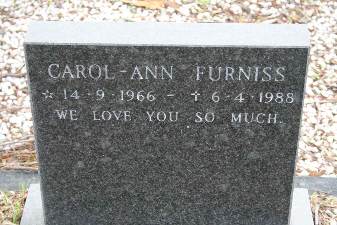 FURNISS Carol-Ann 1966-1988