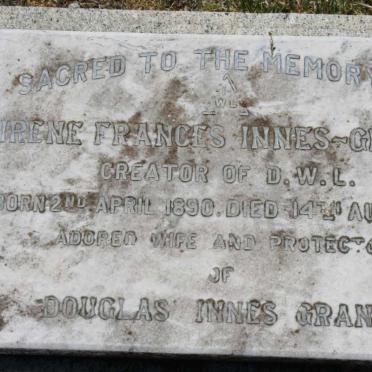 GRANT Irene Frances, Innes 1890-1955