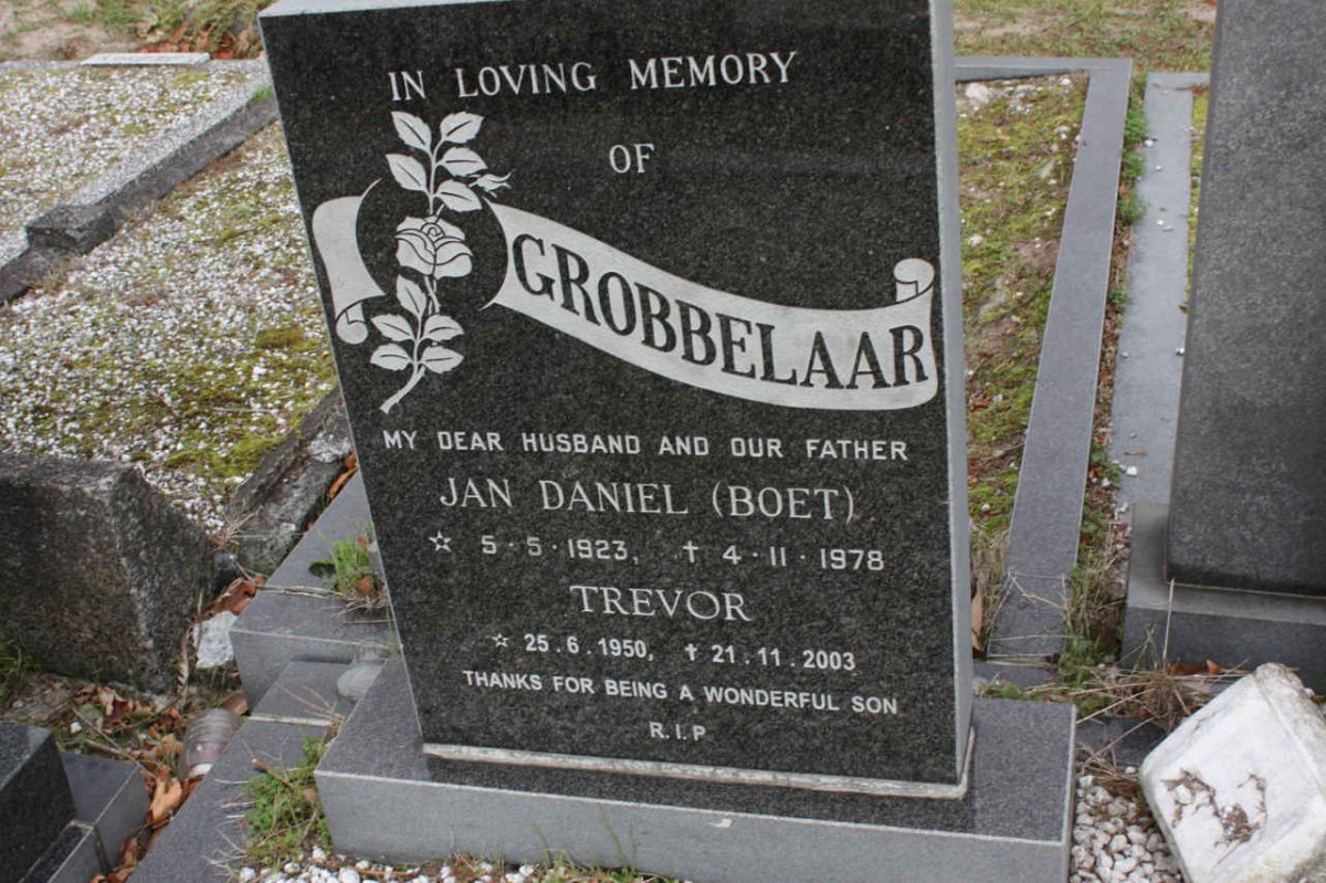 GROBBELAAR Jan Daniël 1923-1978 :: GROBBELAAR Trevor 1950-2003