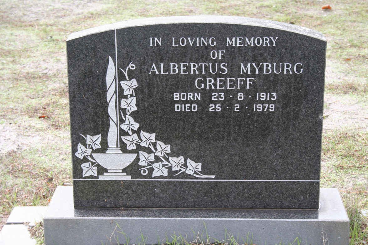 GREEFF Albertus Myburg 1913-1979