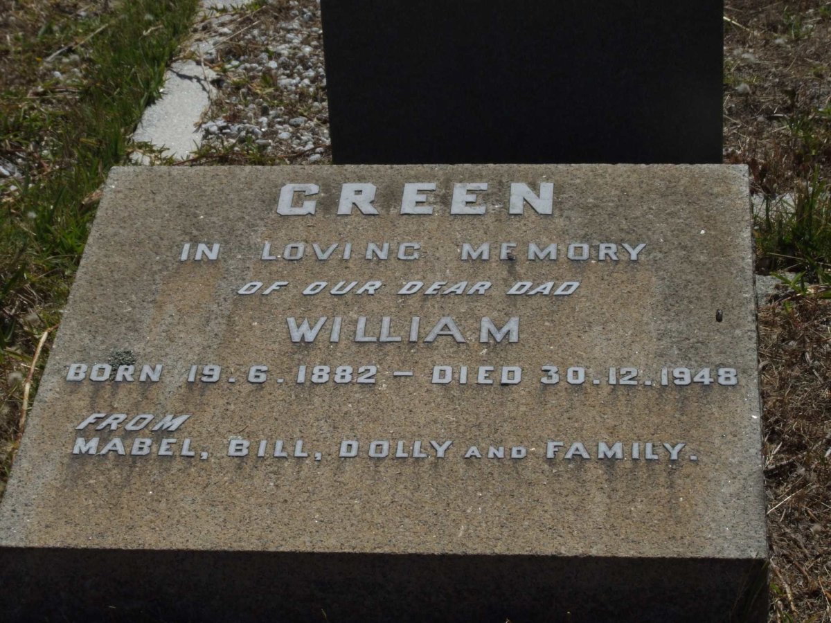 GREEN William 1882-1948