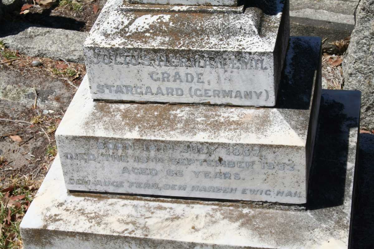GRADE Julius Herman Emil1867-1933