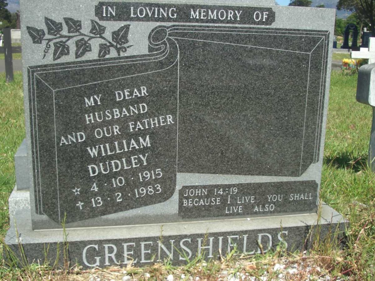 GREENSHIELDS William Henry 1915-1983