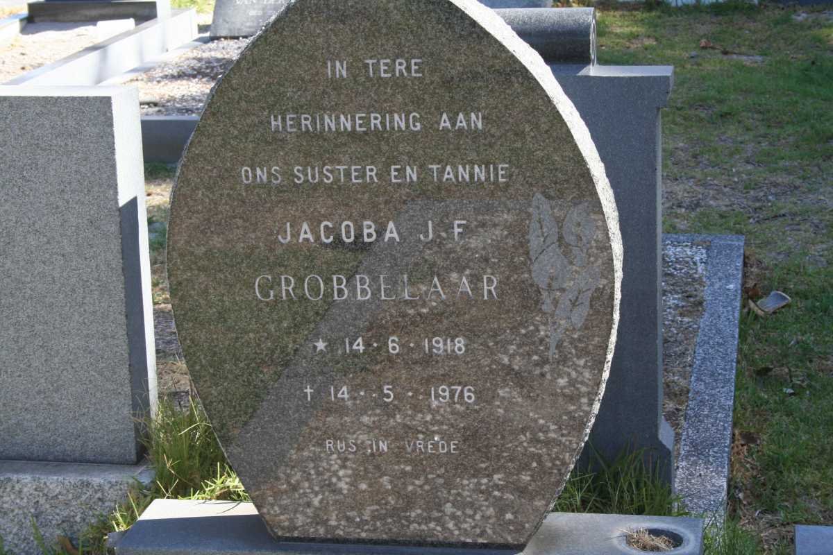 GROBBELAAR Jacoba J.F. 1918-1976