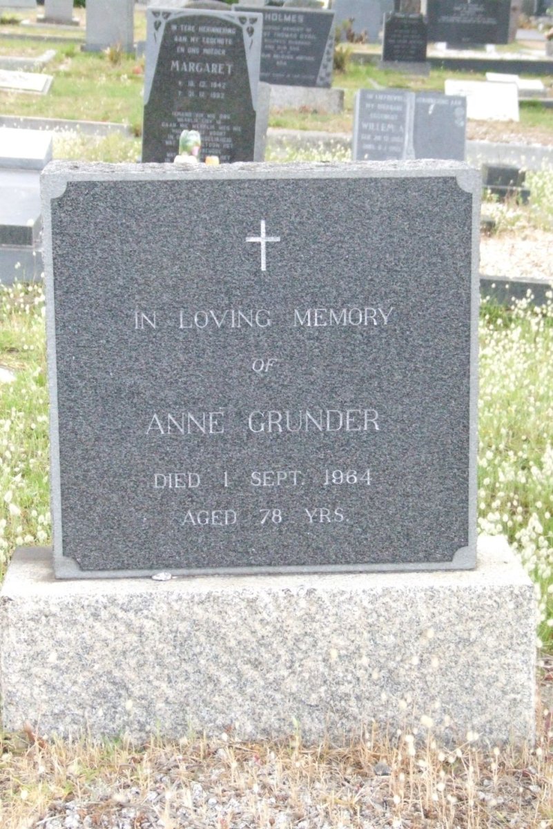 GRUNDER Anne -1964