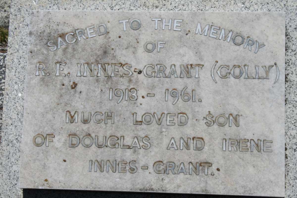 GRANT R.E., Innes 1913-1961