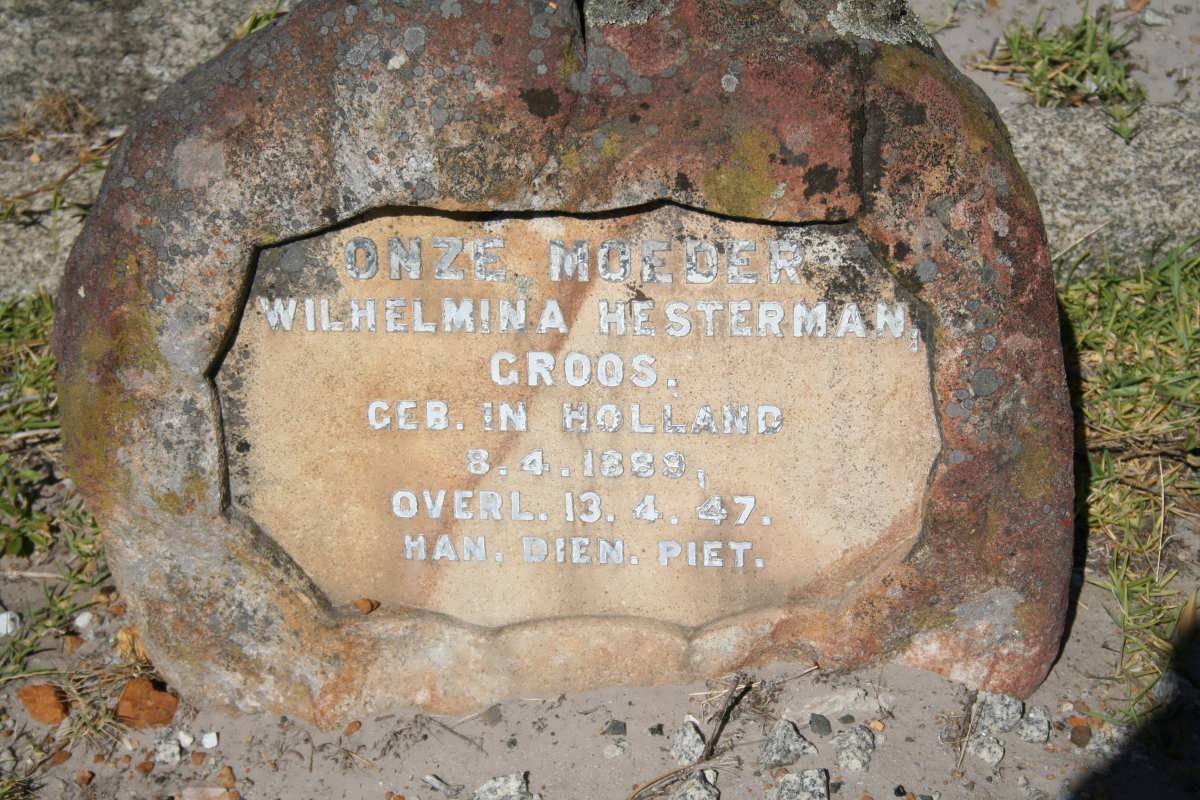 GROOS Wilhelmina Hesterman 1889-1947