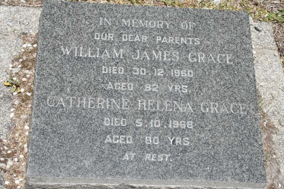 GRACE William James -1960 &amp; Catherine Helena -1968