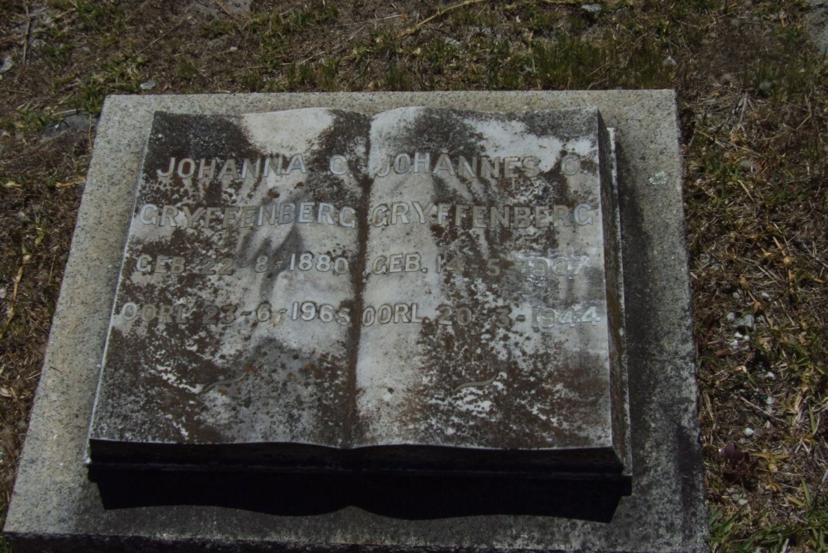 GRYFFENBERG Johanna C. 1880-1965 :: GRYFFENBERG Johannes C. 1907-1944