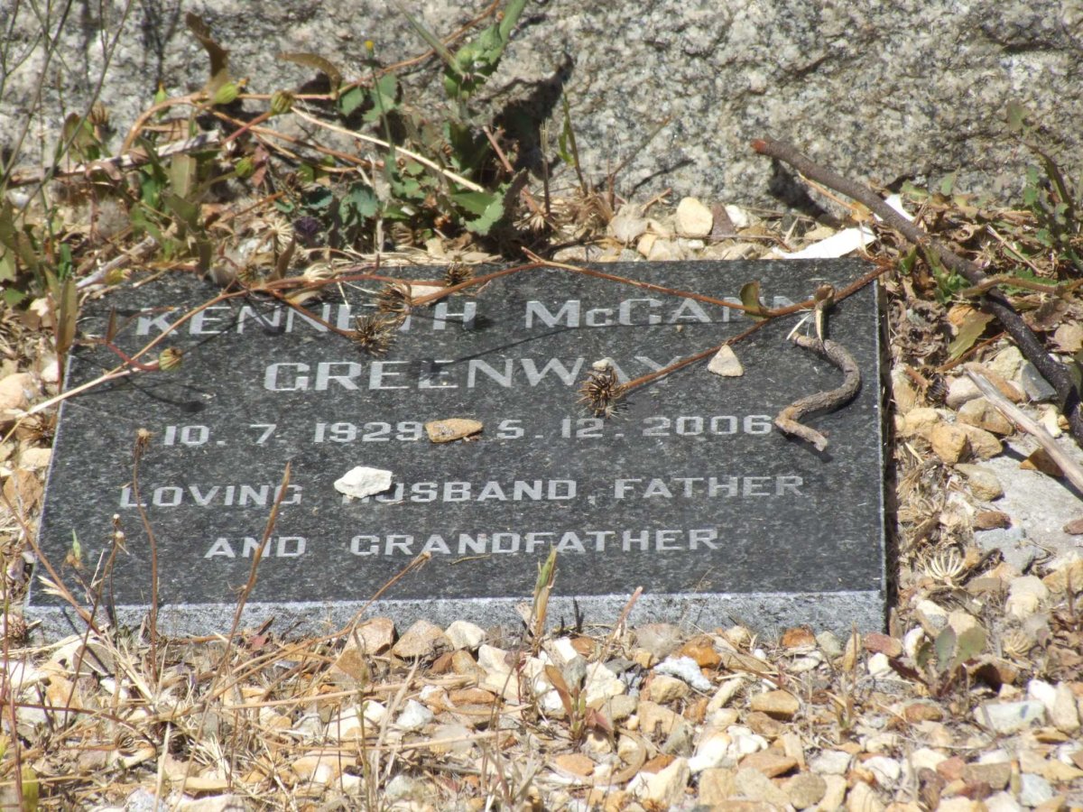 GREENWAY Kenneth McCann 1929-2006