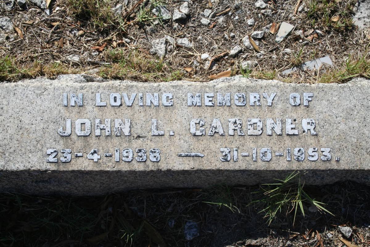 GARDNER John L. 1938-1953