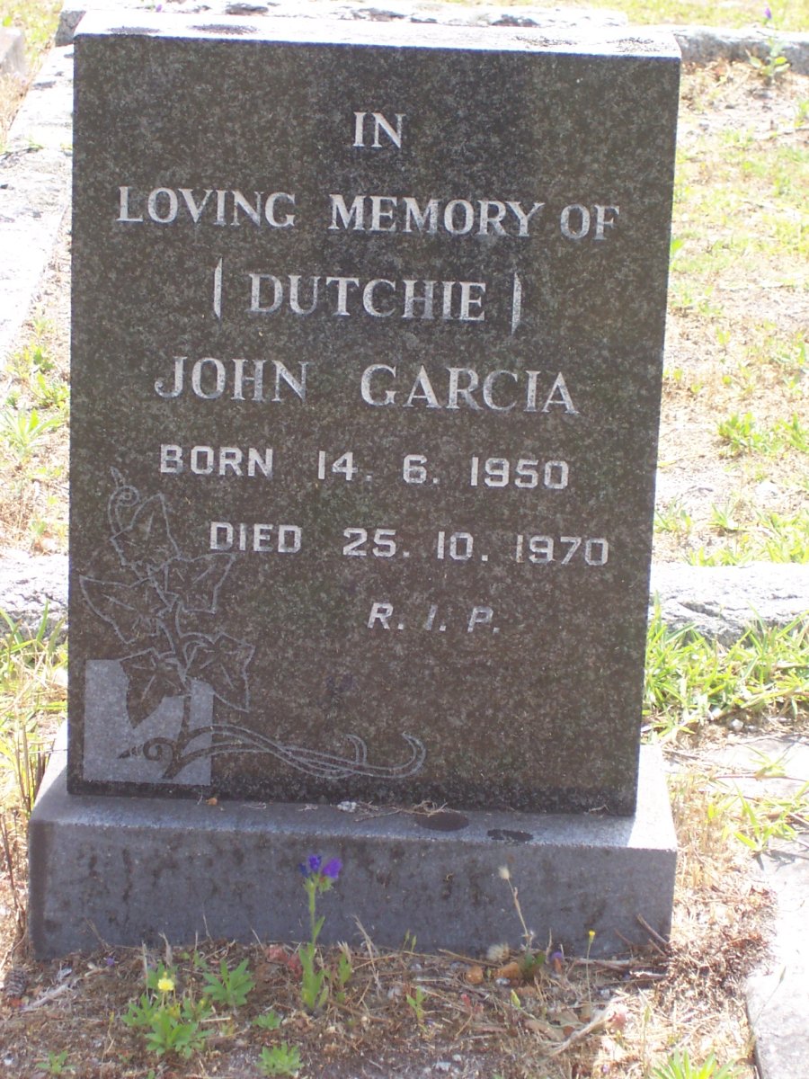 GARCIA John 1950-1970