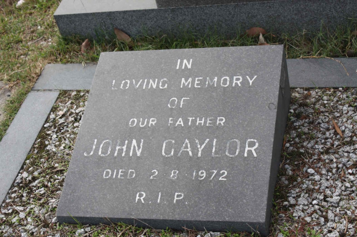 GAYLOR John -1972