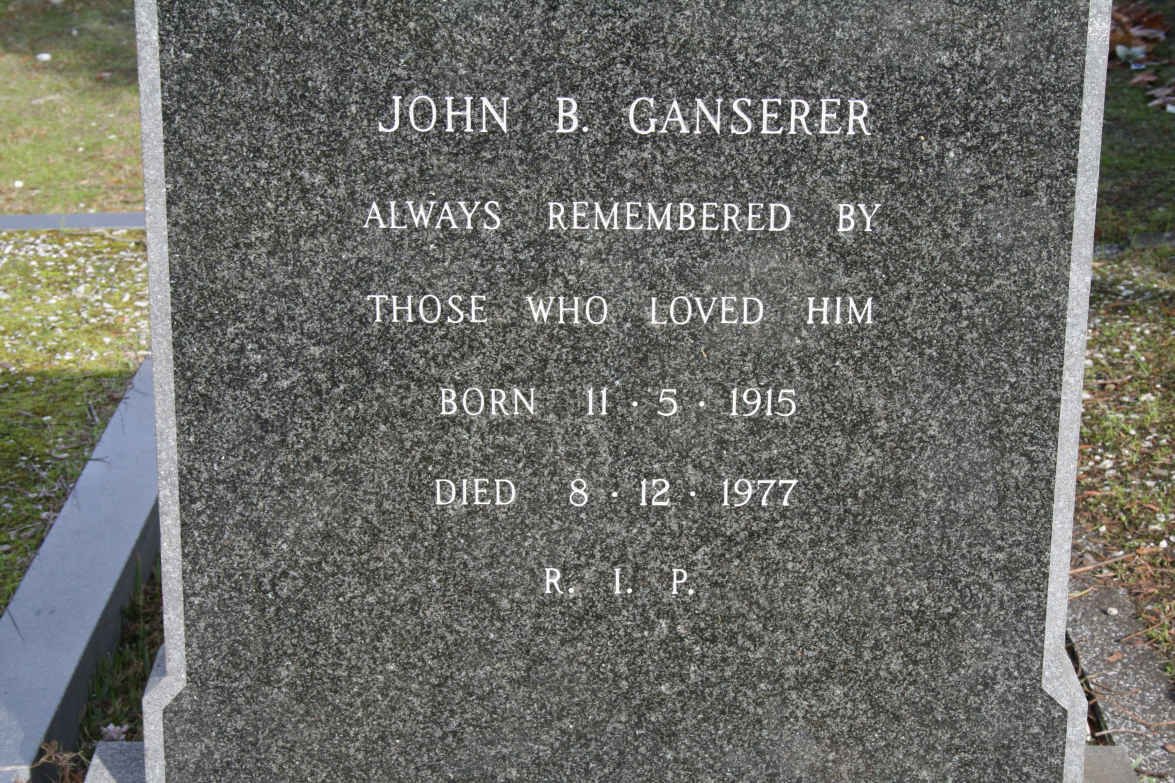 GANSERER John B. 1915-1977