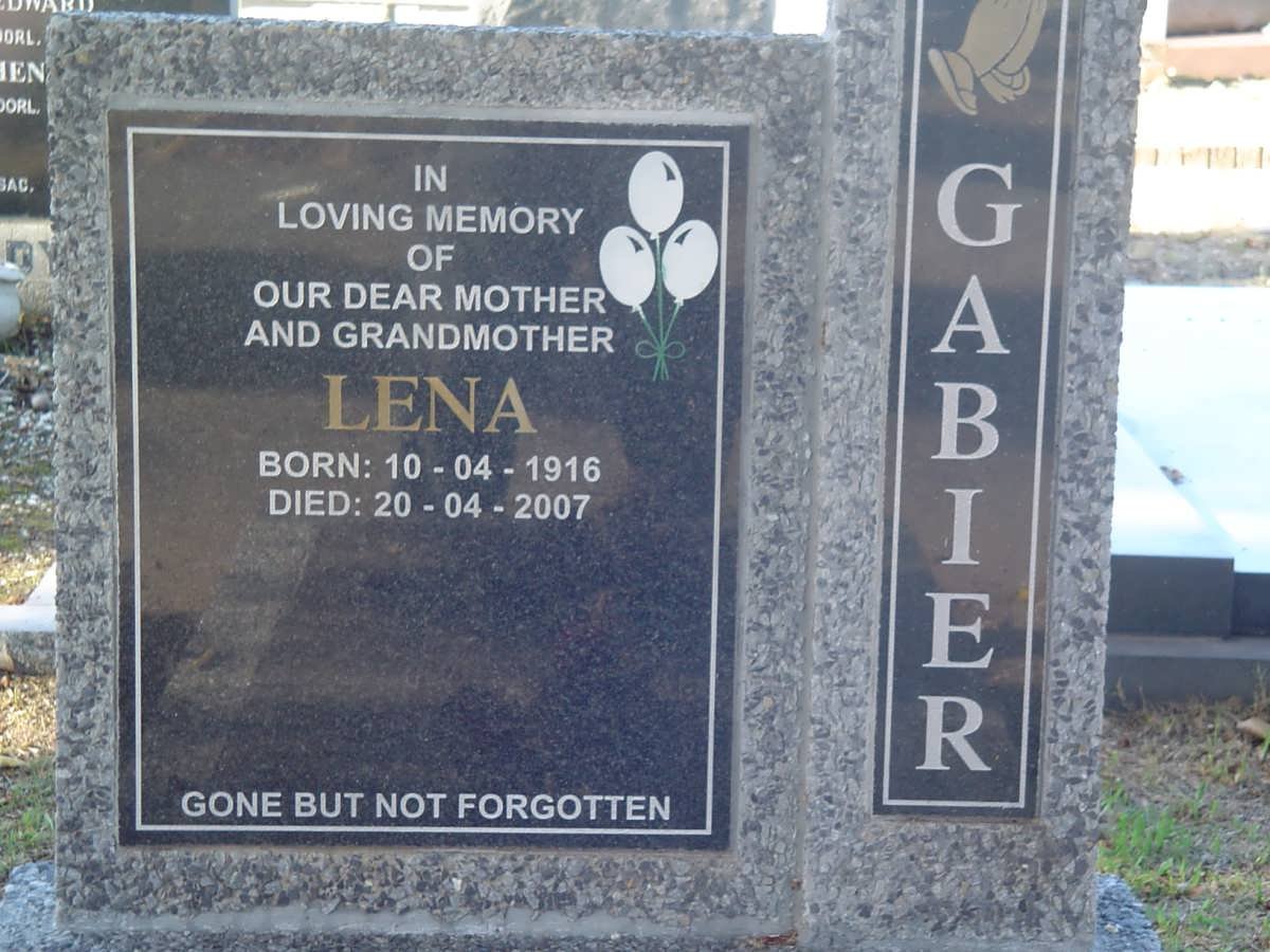GABIER Lena 1916-2007