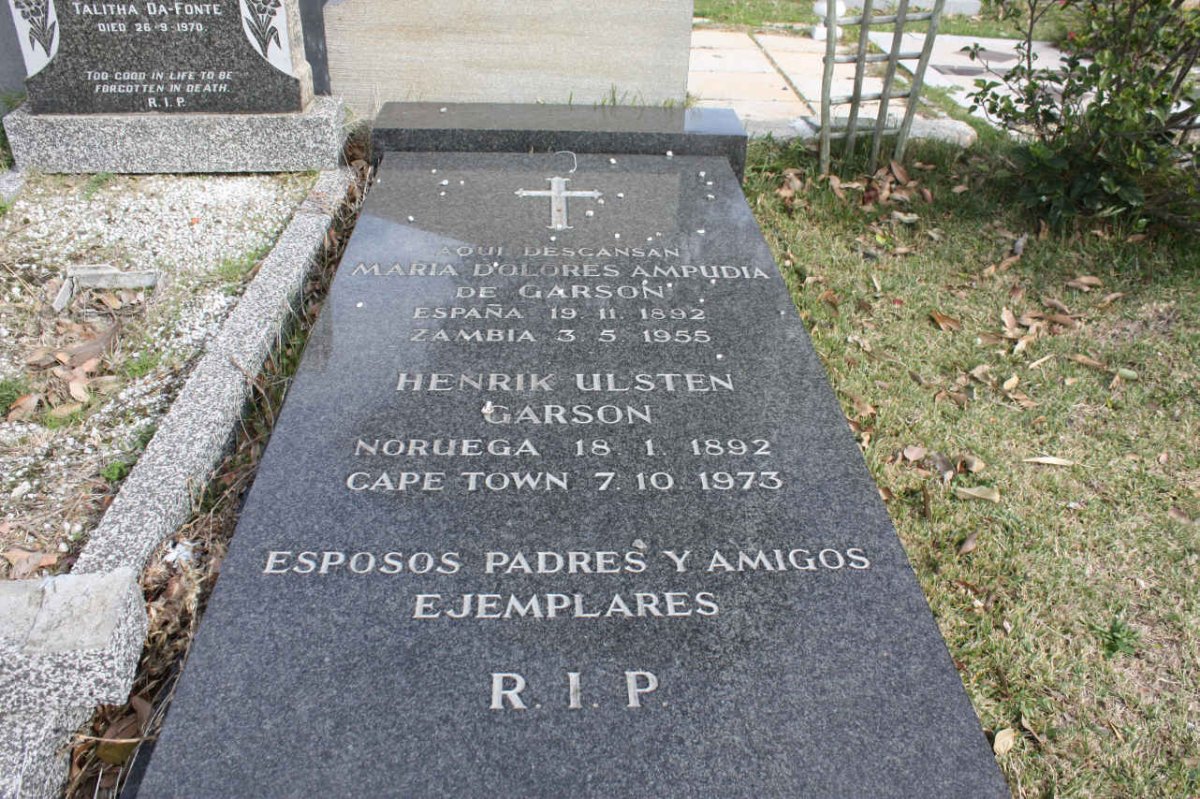 GARSON Henrik Ulsten 1892-1973 &amp; Maria Dolores Ampudia 1892-1955